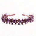 Best luxury handmade purple headbands by Sienna Likes to Party