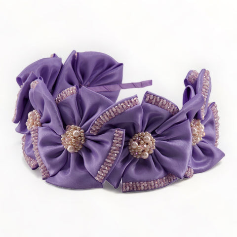 Girls Designer Purple Hair Accessories for Children