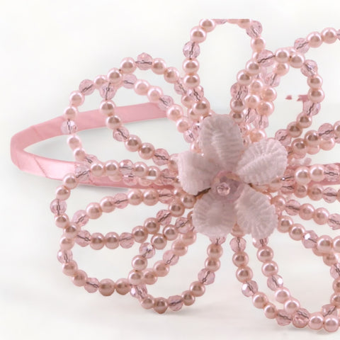 The Gabriella Pearl Petals Designer Headband