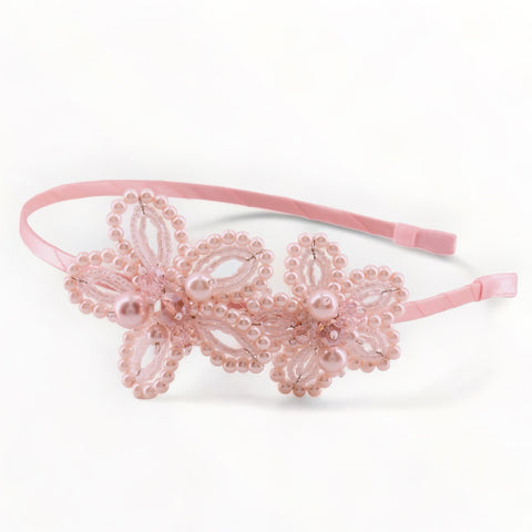 Girls Flower Headband - handmade by Sienna Likes to Party