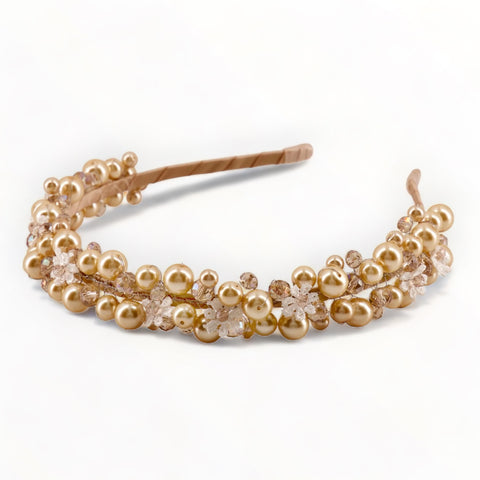 Designer Girls Gold Headband
