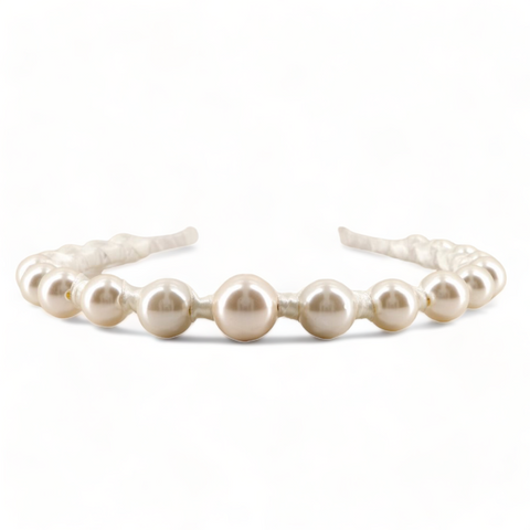 The Luxury Vida Pearl Crown Headband