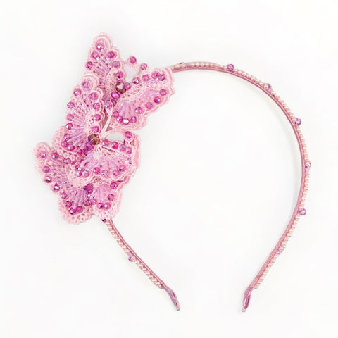 Girls Pink Handmade Hair Accessories