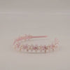 Girls Designer Headband in Pink - The Caressa close up video