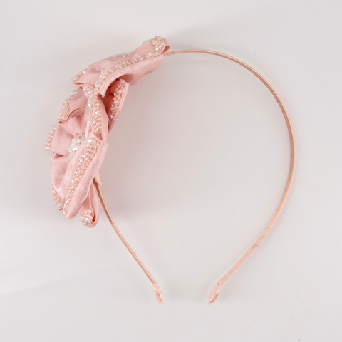 Soft Apricot hair accessories for kids by Sienna Likes to Party