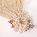 Flower hair clips for children in blush by Sienna Likes to Party