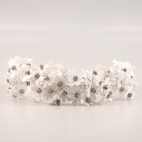 Designer White Hair Accessories for Weddings