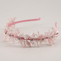 Childrens pink hair accessories - designer flower crowns