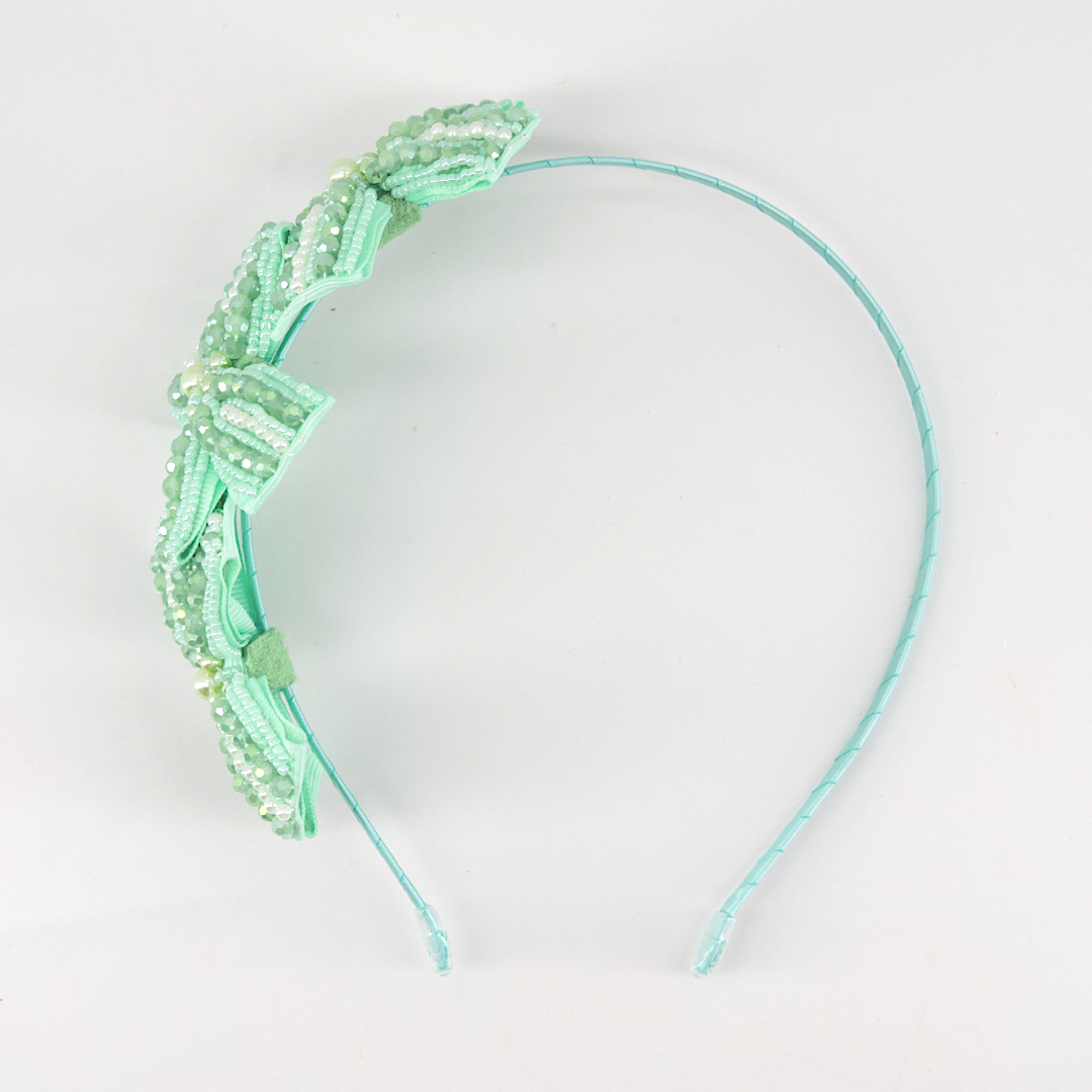Mint Bow Headband
