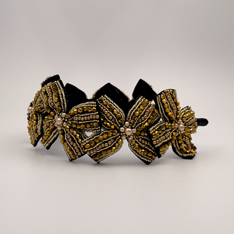 Designer Black Hair Accessories Bow | Sienna Likes To Party 