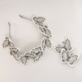The Wings of Love Silver Butterfly Hair Clip