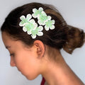 Baby Girl designer flower hair clip sets