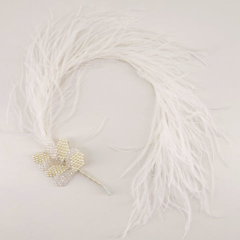Designer kids white feather crown by Sienna Likes to Party Accessories