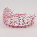 Pink and Purple designer handmade girls headbands, tiaras and crowns