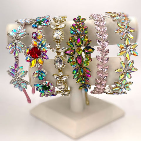 Designer diamante bridal hair accessories | Sienna Likes To Party 