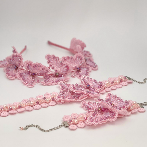 The Monarchy Crystal Butterfly Headband