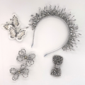 Designer handmade Silvere hair accessories  | Sienna Likes to Party