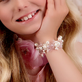 Designer Girls handmade bracelet in pink by Sienna Likes to Party
