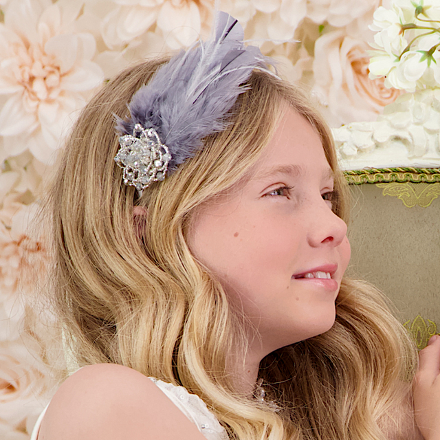 Designer Girls feather hair accessories by Sienna Likes to Party