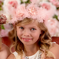 Designer Girls Flower Crowns handmade by sienna likes to party