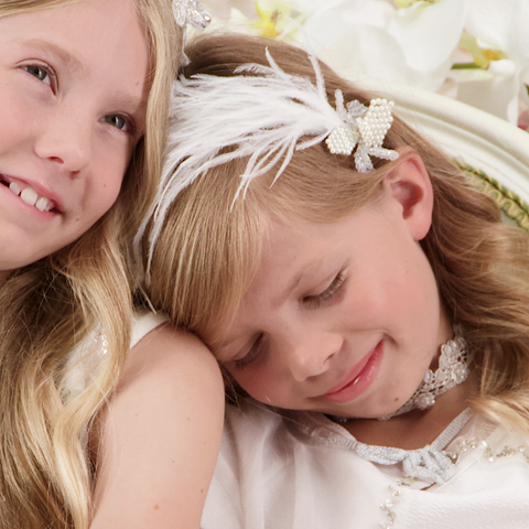 Designer Girls Communion hair accessories by Sienna Likes to Party
