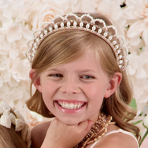 Designer Girls Pearl Tiara by Sienna Likes to Party