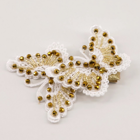 Designer Girls Gold hair accessories | Sienna Likes Likes to Party