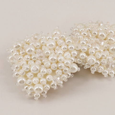 Pearl hair accessories for flower girls