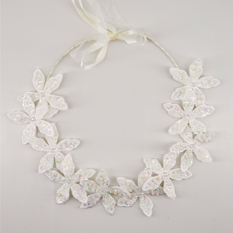 Wedding flower crowns in white by Sienna Likes to Party accessories