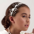 Best Luxury Communion White Hair Accessories for Girls