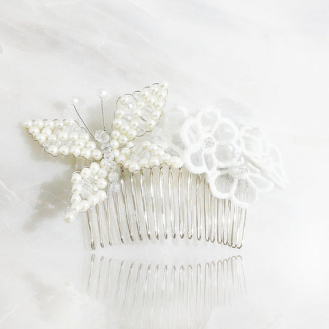 Butterflies and Pearls Flower Girl Slide.
