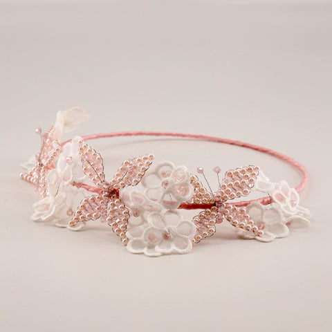 Designer Butterfly Flower Garland by Sienna Likes to Party - handmade accessory brand