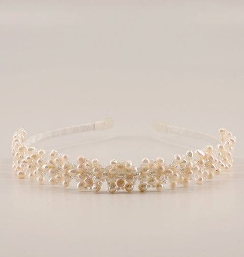 The Designer Alexandra Fresh Water Pearl Headband.