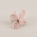 The Amaryllis Pink Pearl Butterfly Luxury Ring.