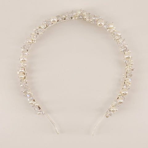 Buy girls white hair accessories - The Sachi pearl headband