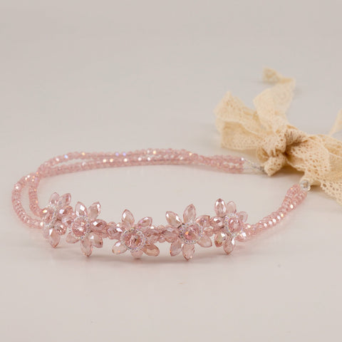 The Angel Kiss Crystal Flower Designer Hair Garland.