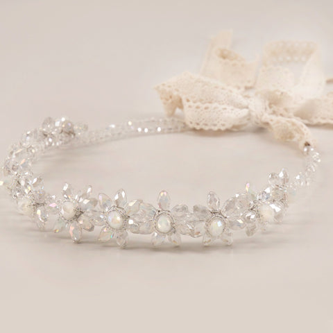 The Angel Kiss Crystal Flower Luxury Hair Garland.