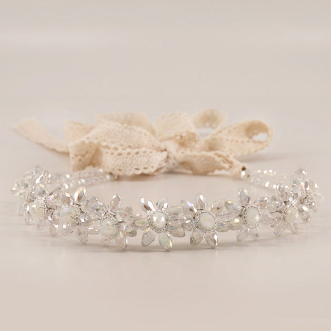 The Angel Kiss Crystal Flower Luxury Hair Garland.