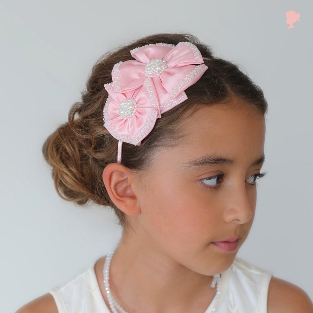 Buy the best pink designer hair accessories for children