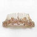 The Blushing Belle Crystal French Comb.