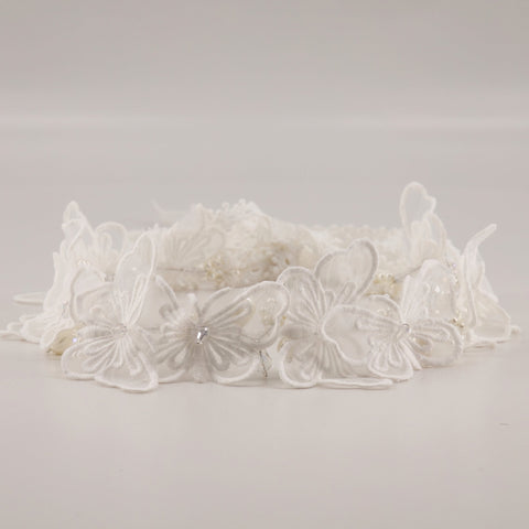 The Butterfly Effect Lace and Pearl Hair Garland.