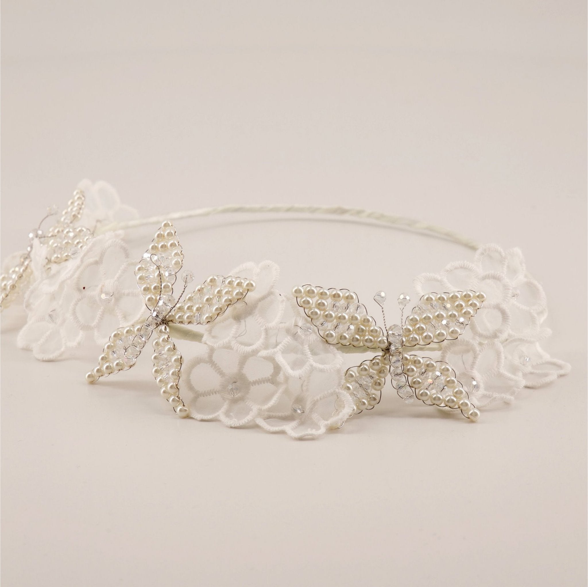 Designer Butterfly Accessories Luxury Flower Girl Hair Accessories