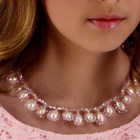 The Carita Pearl & Crystal Necklace.