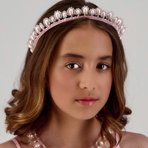 The Carita Pearl Tiara Designer Headband.