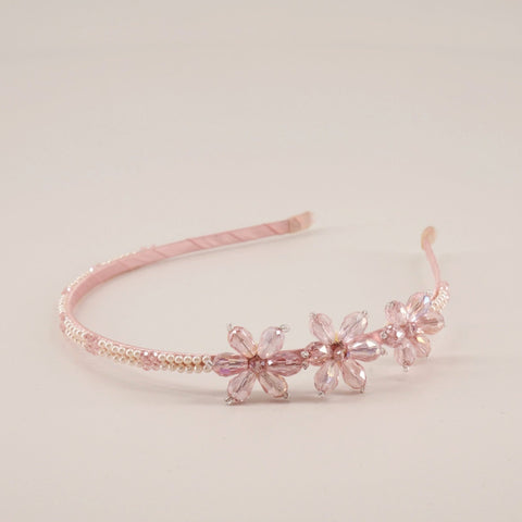 The Cherry Blossom Designer Crystal Headband.