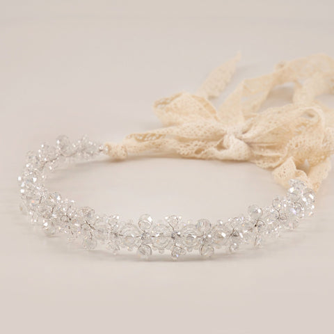 The Chiara Crystal Luxury Hair Garland.