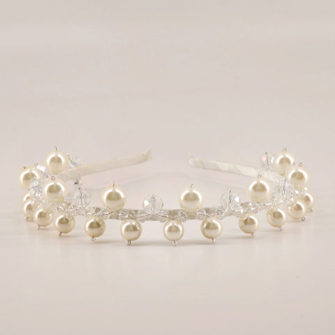 The Clara Designer Pearl Headband.