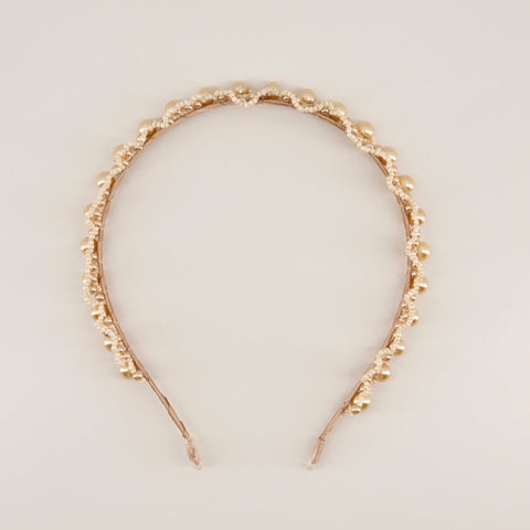 The Designer Creda Pearl Tiara Headband.