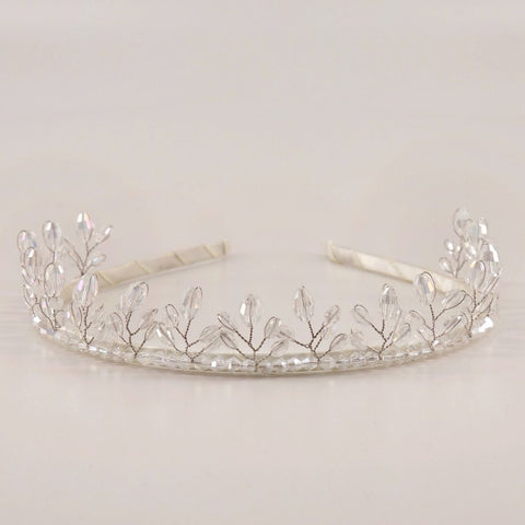 The Ethereal Princess Crystal Crown Luxury Girls Headband.