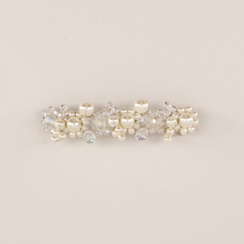 The Faith Pearl & Crystal Designer Hair Clip.